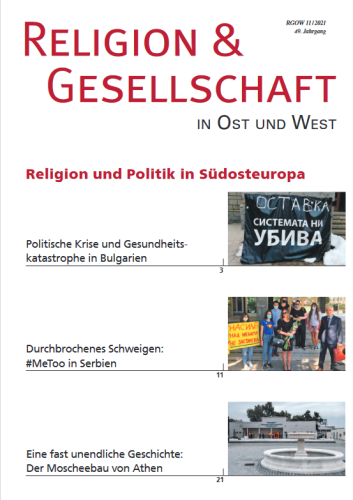 RGOW 2021 11: Religion & Politik in Südosteuropa 